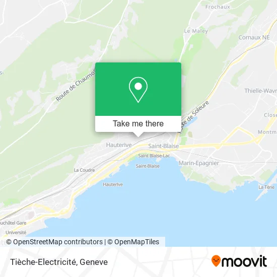 Tièche-Electricité map