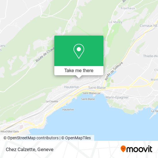 Chez Calzette map