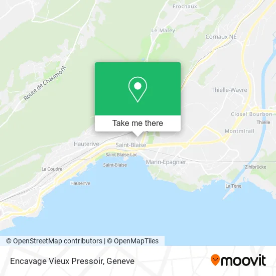 Encavage Vieux Pressoir map