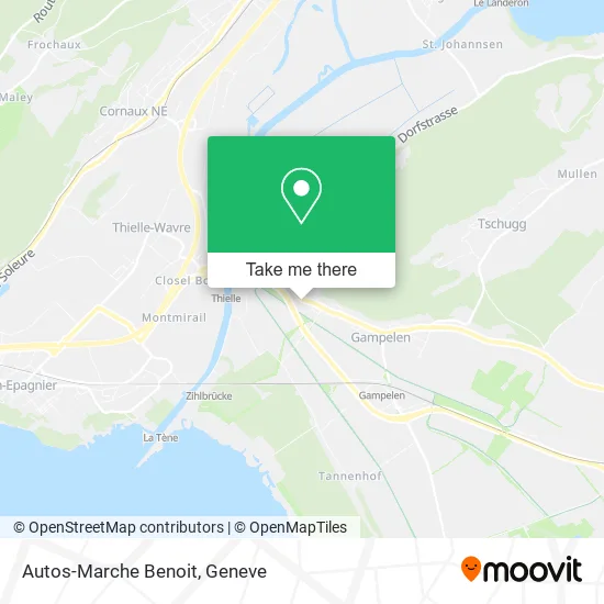 Autos-Marche Benoit map