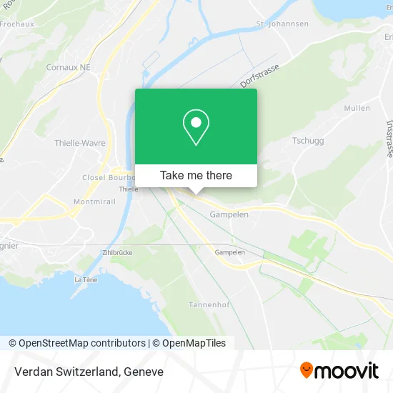 Verdan Switzerland map
