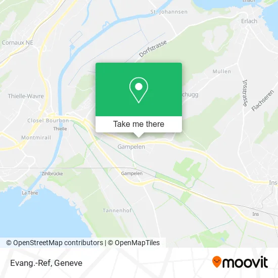 Evang.-Ref map