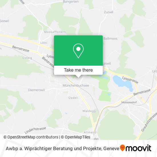Awbp a. Wiprächtiger Beratung und Projekte map