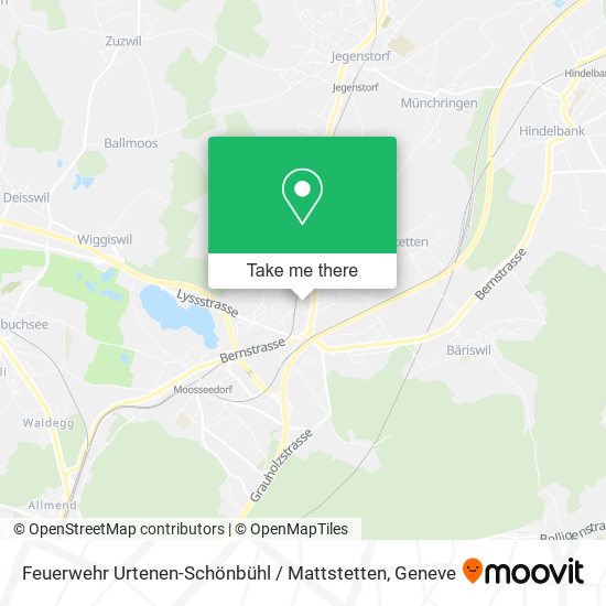 Feuerwehr Urtenen-Schönbühl / Mattstetten map