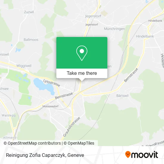 Reinigung Zofia Caparczyk map