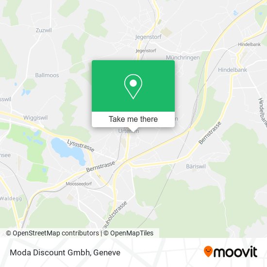 Moda Discount Gmbh map