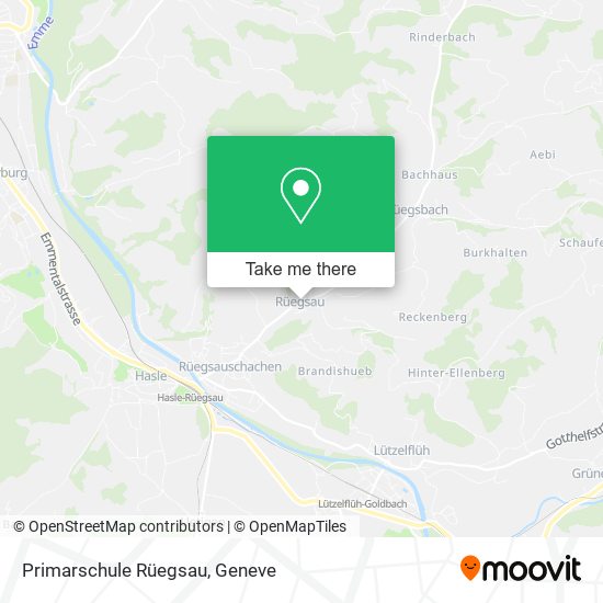 Primarschule Rüegsau map