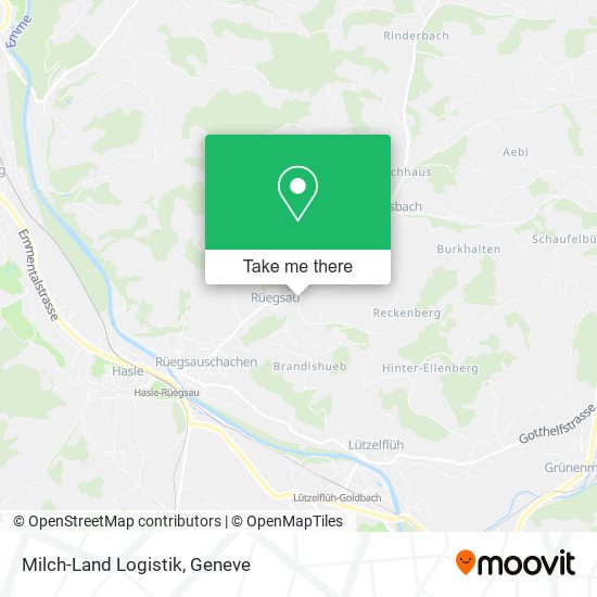 Milch-Land Logistik map