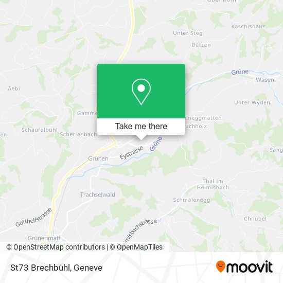 St73 Brechbühl map