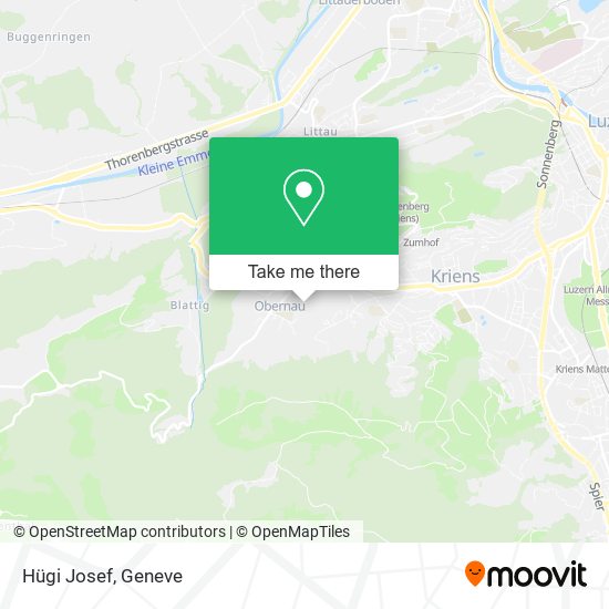 Hügi Josef map