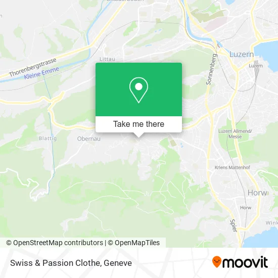 Swiss & Passion Clothe map