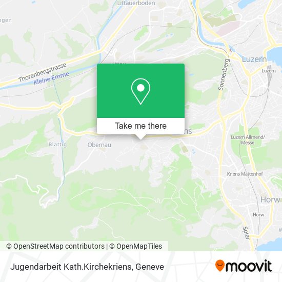 Jugendarbeit Kath.Kirchekriens map