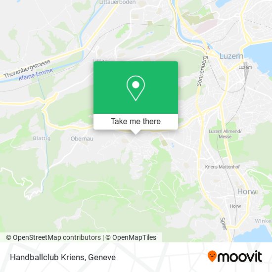 Handballclub Kriens map