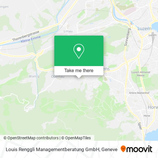 Louis Renggli Managementberatung GmbH map