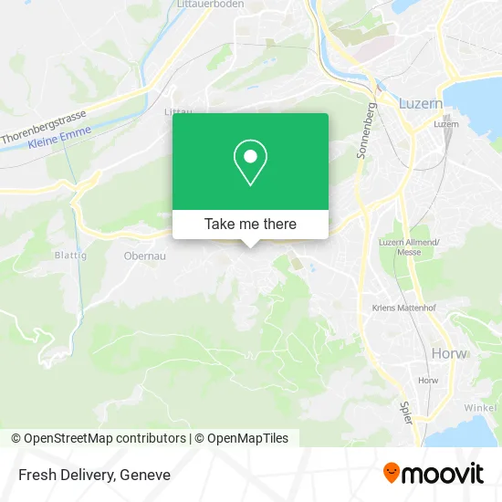 Fresh Delivery map