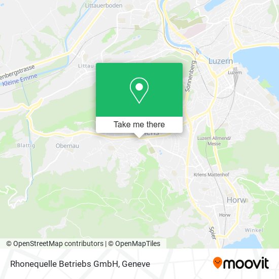 Rhonequelle Betriebs GmbH map