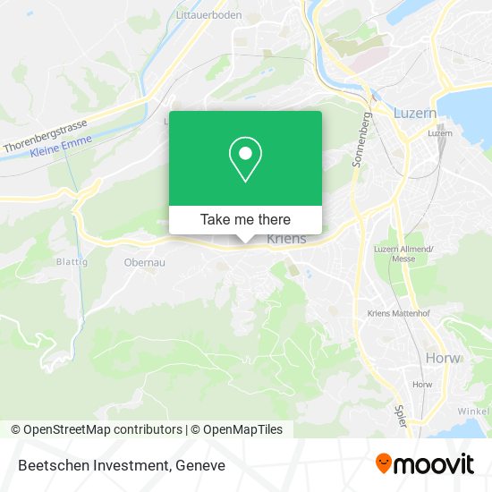 Beetschen Investment map