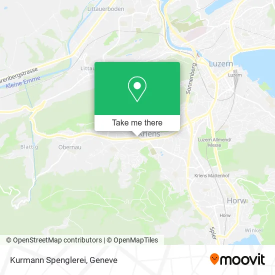 Kurmann Spenglerei map