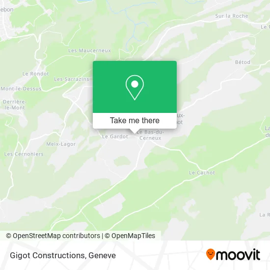 Gigot Constructions map