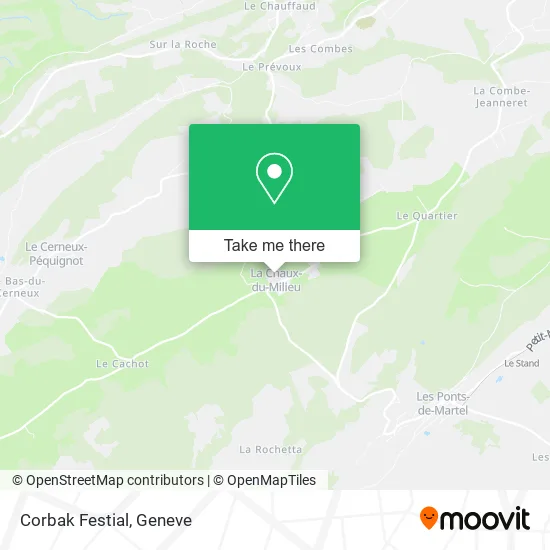 Corbak Festial map
