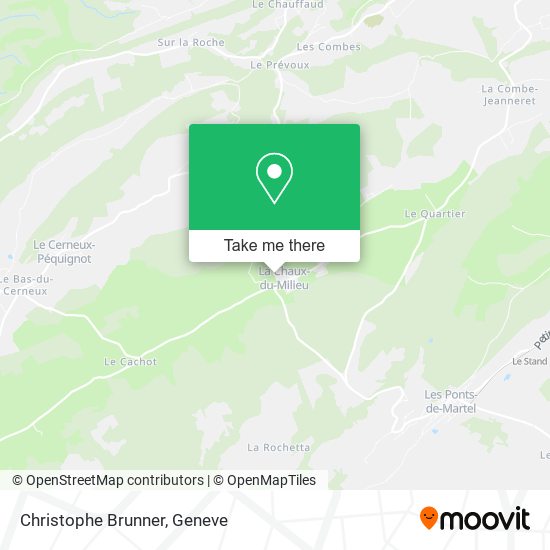 Christophe Brunner map