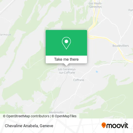 Chevaline Anabela map
