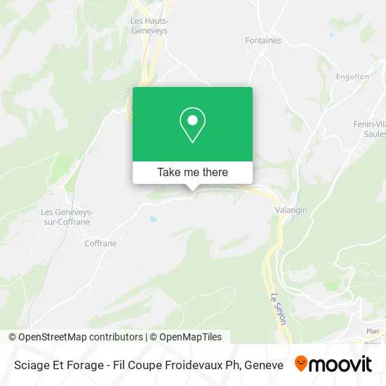 Sciage Et Forage - Fil Coupe Froidevaux Ph map