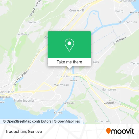 Tradechain map