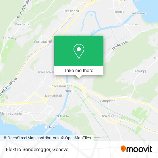 Elektro Sonderegger map