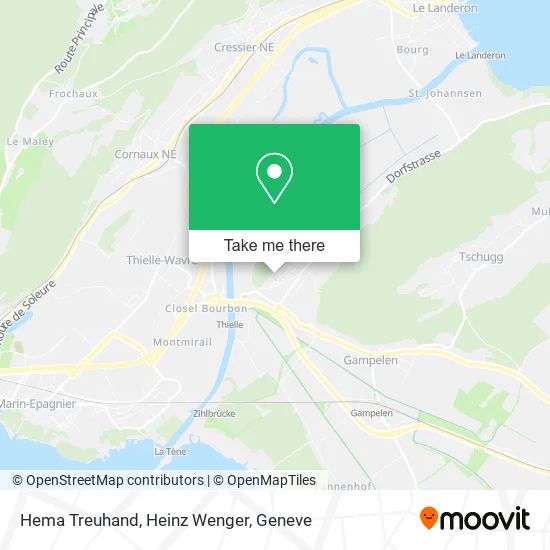 Hema Treuhand, Heinz Wenger map