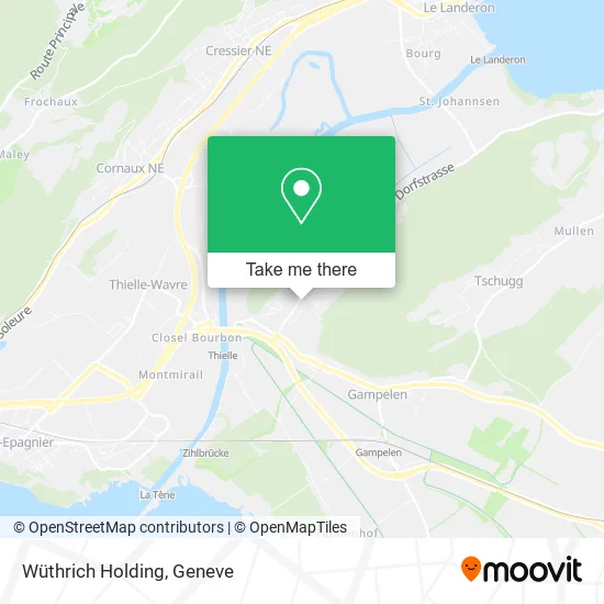 Wüthrich Holding map