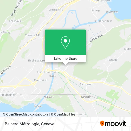 Beinera-Métrologie map