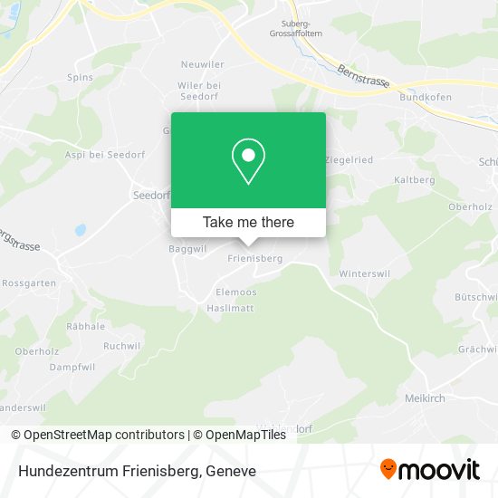Hundezentrum Frienisberg map