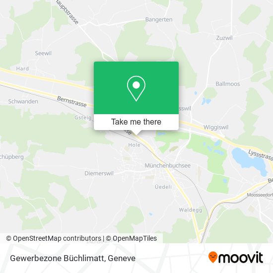 Gewerbezone Büchlimatt map