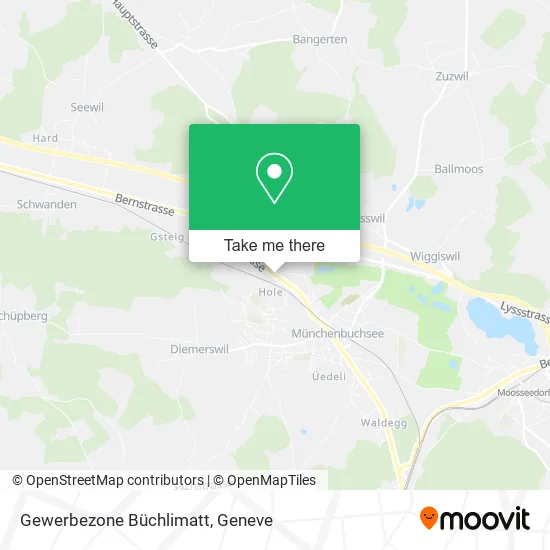 Gewerbezone Büchlimatt map