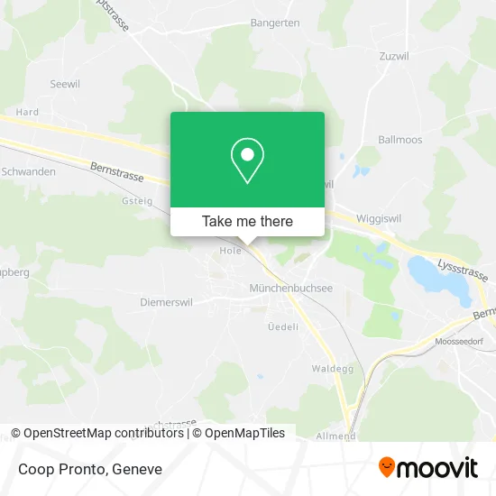 Coop Pronto map