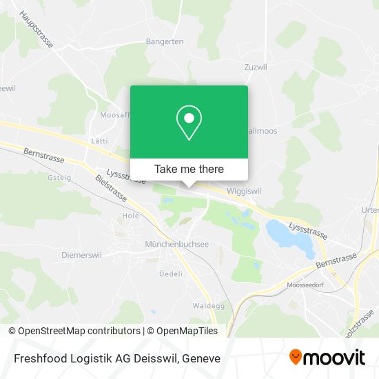 Freshfood Logistik AG Deisswil map