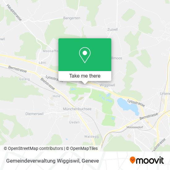 Gemeindeverwaltung Wiggiswil map