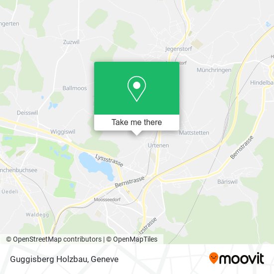 Guggisberg Holzbau map