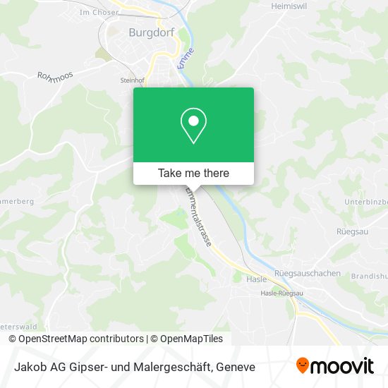Jakob AG Gipser- und Malergeschäft map