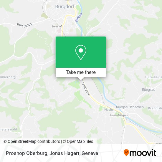 Proshop Oberburg, Jonas Hagert map