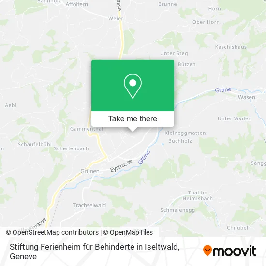 Stiftung Ferienheim für Behinderte in Iseltwald map