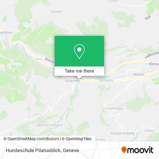Hundeschule Pilatusblick map
