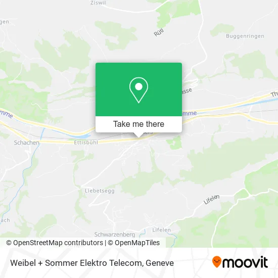 Weibel + Sommer Elektro Telecom map