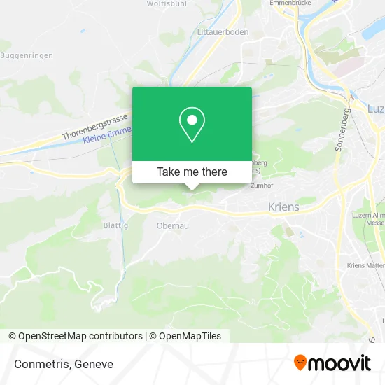 Conmetris map
