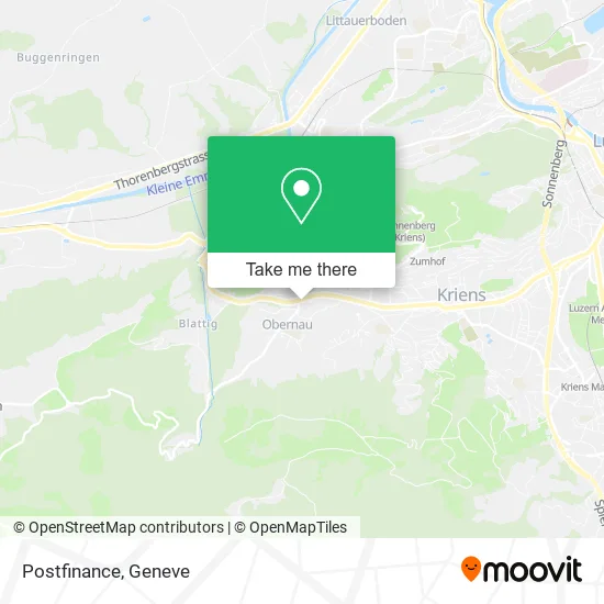 Postfinance map