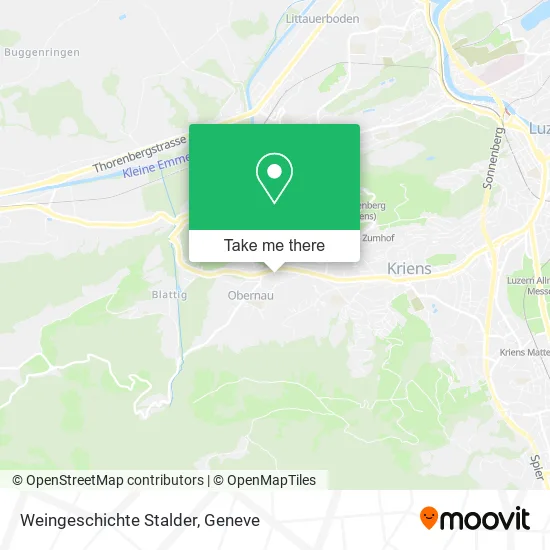 Weingeschichte Stalder map