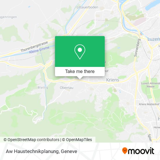 Aw Haustechnikplanung map