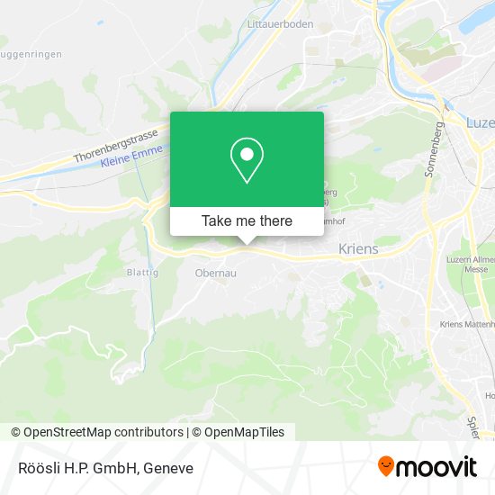 Röösli H.P. GmbH map