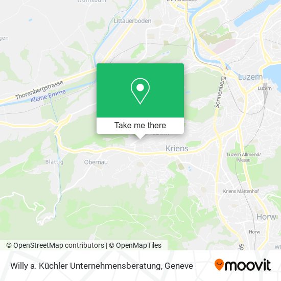 Willy a. Küchler Unternehmensberatung map